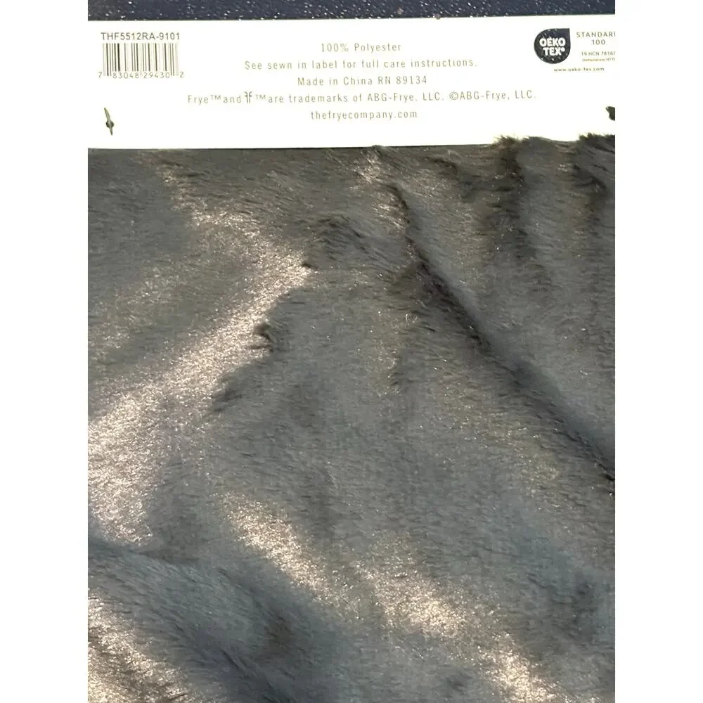 FRYE Faux Fur Throw Blanket 50 x 70